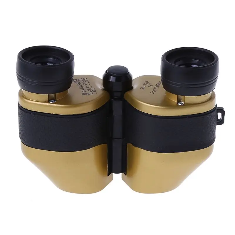 

80x120 Spotting LED Scope Binoculars Telescope Optical Zoom 5m-10000M Gold New H58D