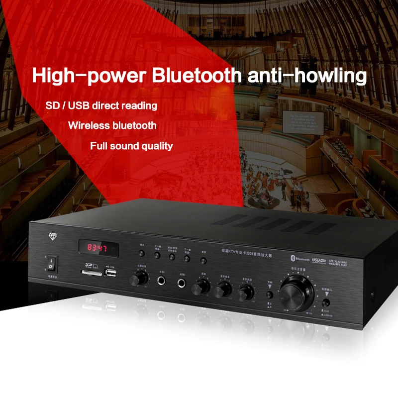 

Усилитель высокой мощности KYYSLB, 300 Вт, 220 В, A5, поддержка Bluetooth