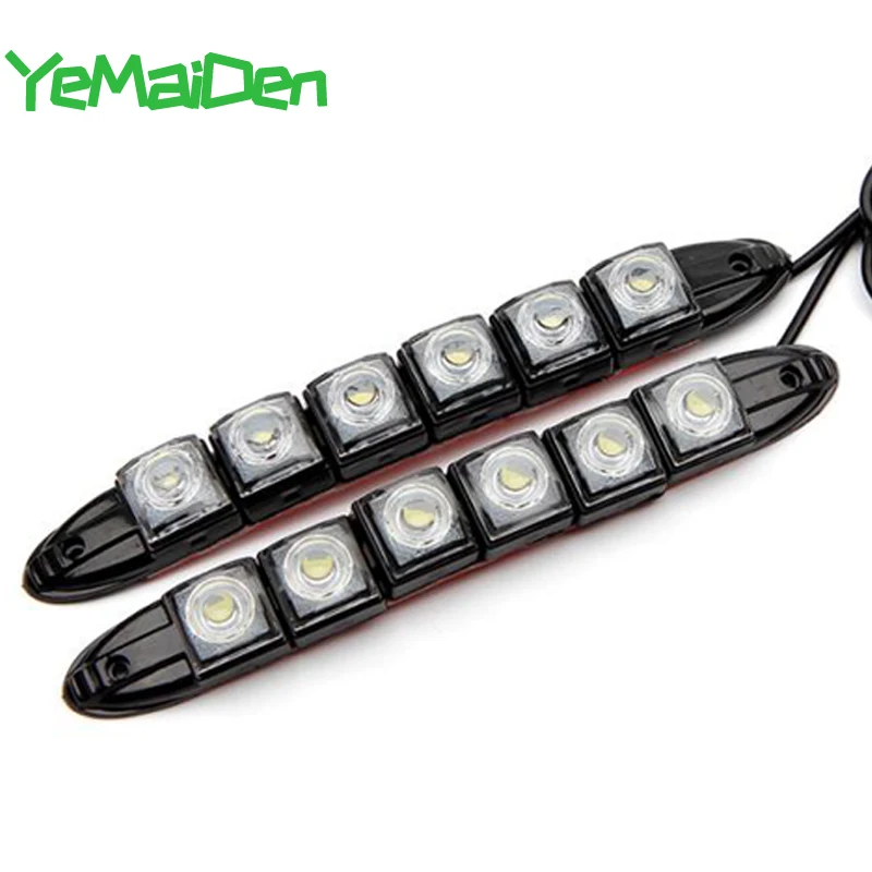 

1 pieces Car External Styling LED Light stretched DRL Day light LED Bulb 12V 7500K White Flexible Fog Lamps Waterproof