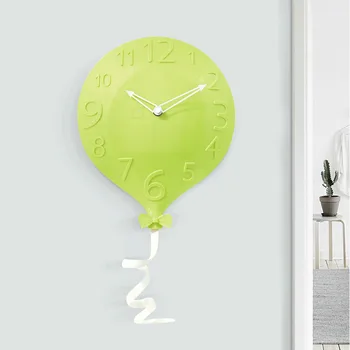 

Balloon 3d Wall Clock Modern Creative Living Room Wall Clock Children Bedroom Reloj De Pared Gift Ideas Home Decoration DD5WC