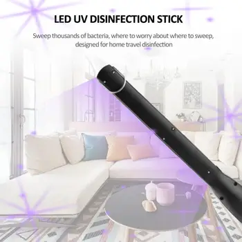 

Effective Portable Sterilize UV-C Light Germicidal UV Lamp Convenience Handheld Disinfection USB Charging Home Keep Health Items