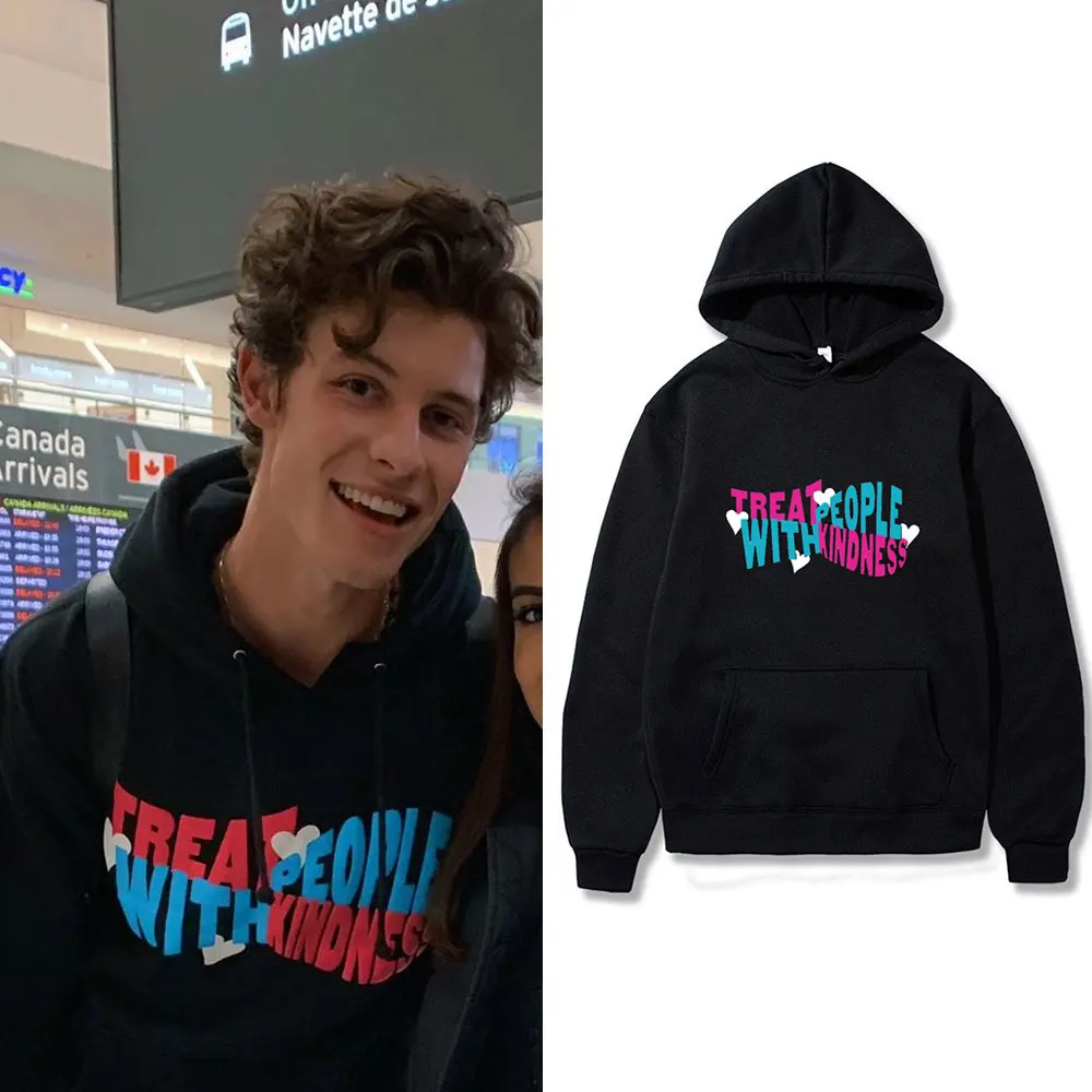 

Harry Styles TPWK Treat People with Kindness Hoodies Women Men Hip Hop Sweatshirts Adore u tops Unisex Thin Velvet Warm Hooded