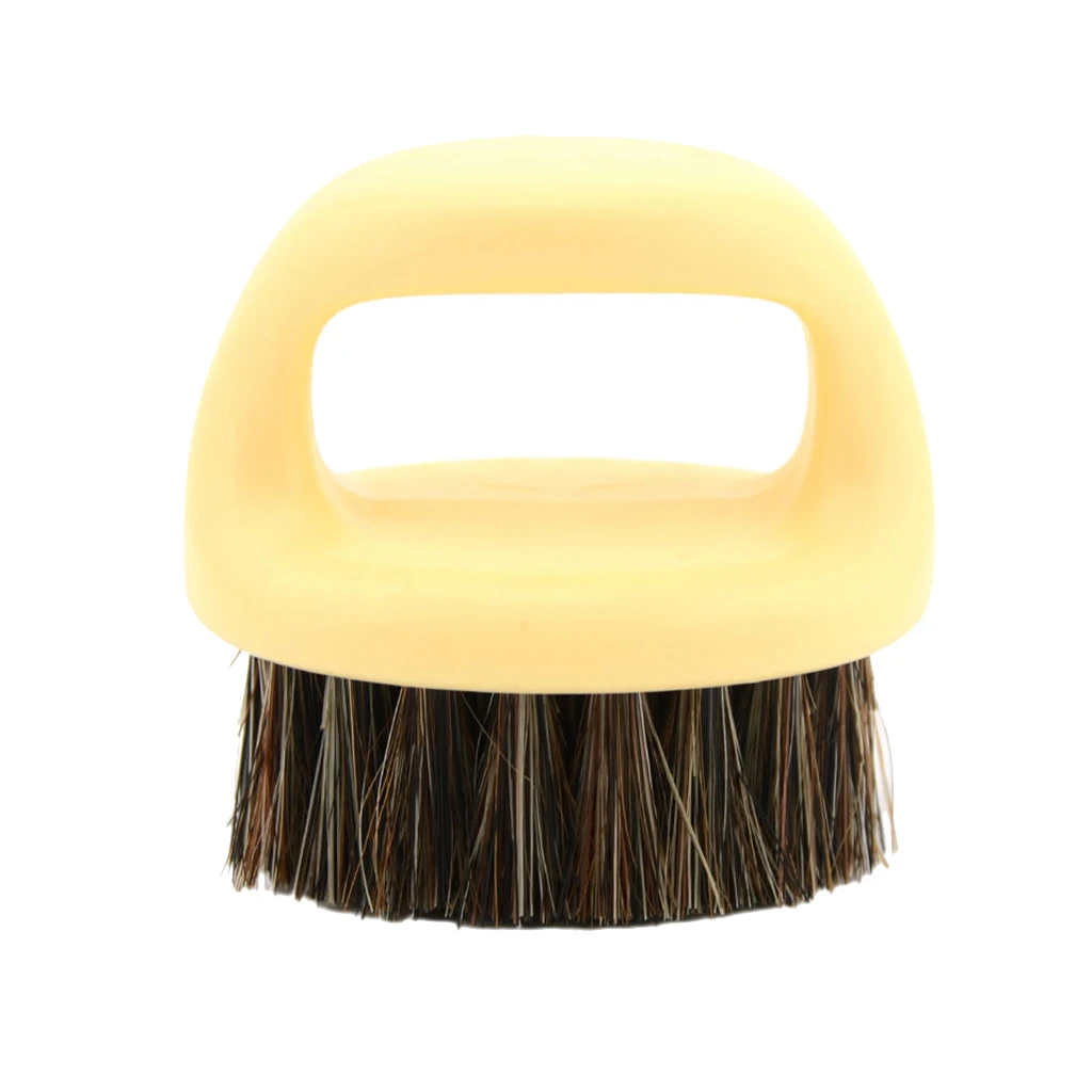 Beard Brush With Nylon Bristle For Men's Mustache Styling and Shaping