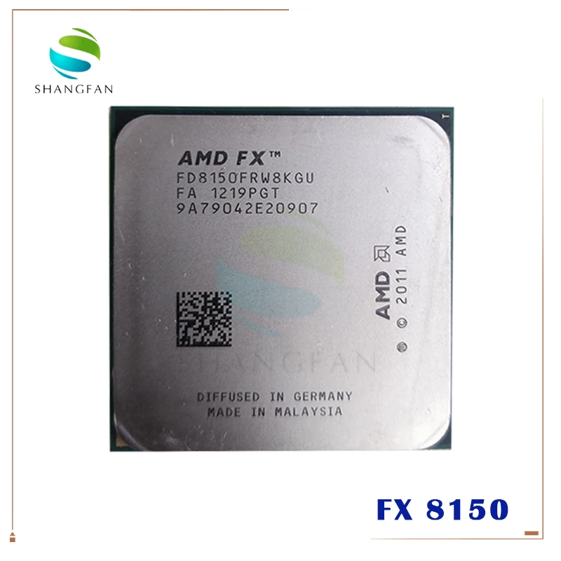 Процессор AMD FX серии 8150 3 6 ГГц Восьмиядерный процессор FX8150 FD8150FRW8KGU Socket AM3 +|amd