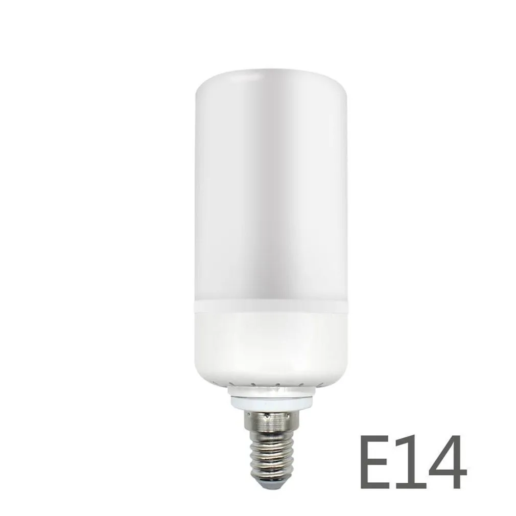 ICOCO E26/E27/E14/E12/B22 мерцающее пламя светодиодный светильник 3 режима имитирующая беспламенная лампа 2835SMD для домашнего декора на Рождество - Испускаемый цвет: E14