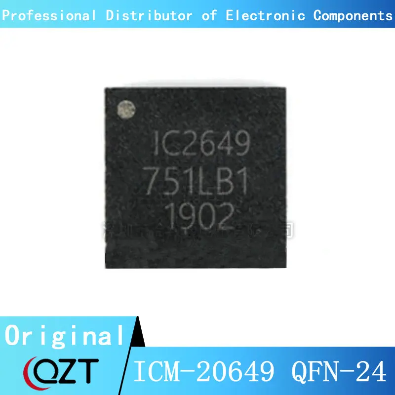 10pcs/lot ICM-20649 QFN IC20649 ICM20649 QFN-24 chip New spot