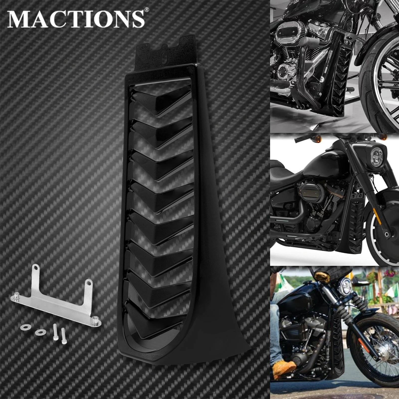 harley davidson softail /breakout/fatboy custom spoiler/chin spoiler Auto Parts & Accessories