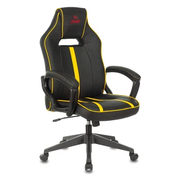 

Armchair game bureaucrat Viking zombie A3, on wheels, artificial leather, black/yellow, (Viking zombie A3 Yel)