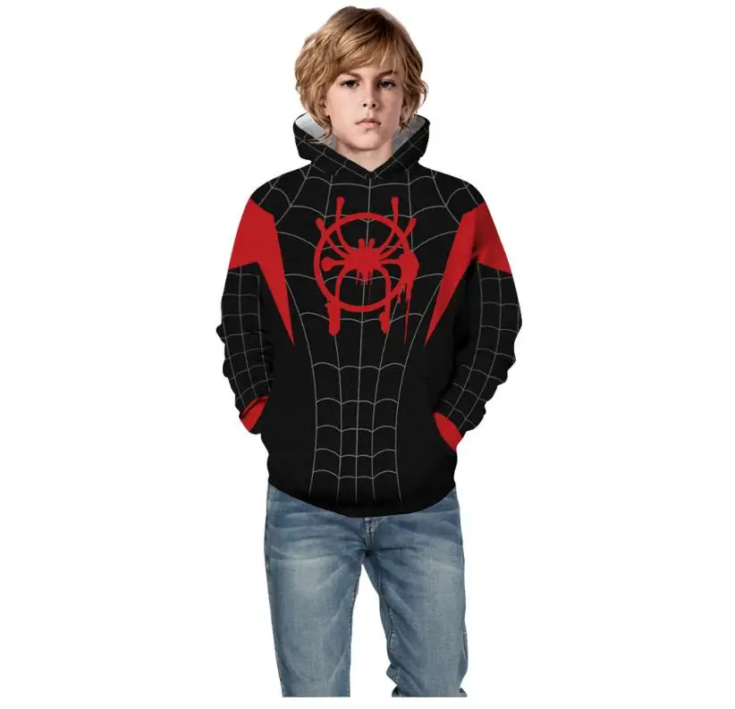 Promotion Jacket The Avengers Spiderman Captain America Iron Man Sweatshirt Autumn Quantum Warfare Hoodies Coats For 4-13y