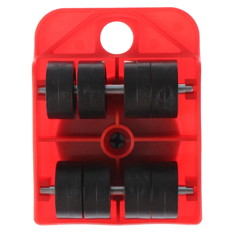 1pc 10x8cm Furniture Lifter Heavy Professional Roller Move Tool Set Wheel Bar Mover Sliders Transporter Trolley For 200kg/440Lbs-4