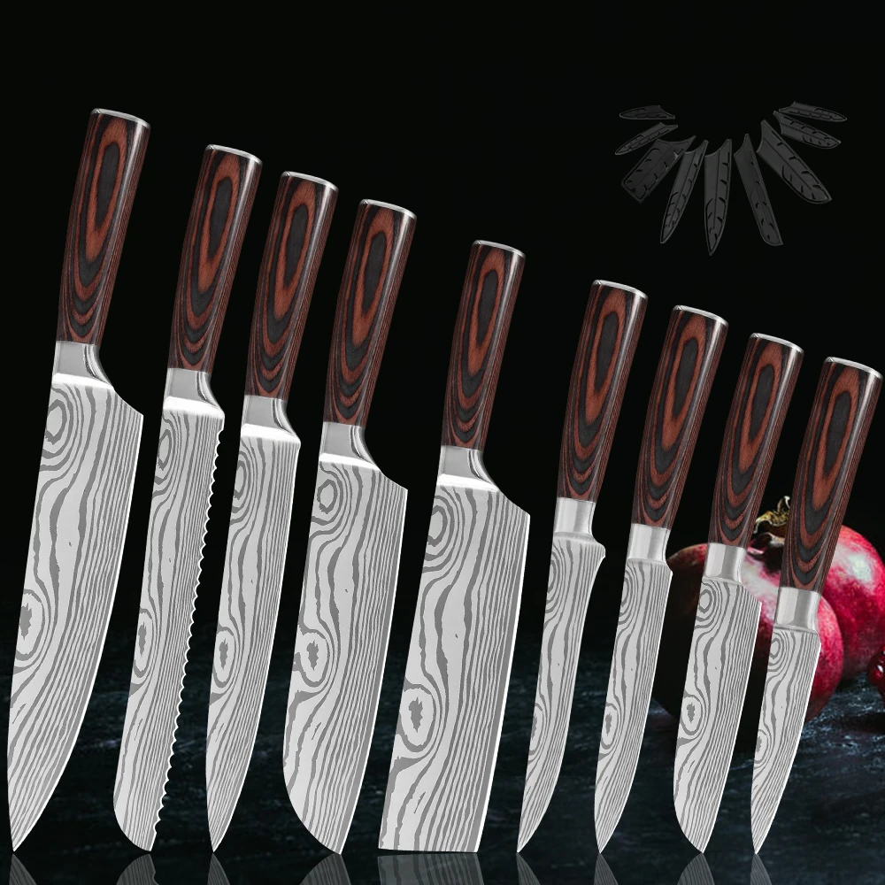 弯彩木11号纹9件套