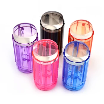 

Manicure Clear Silicone Stamper Transparent Jelly Nail Stamping Stamp Scraper Set Polish Print Transfer Manicure Template Tools