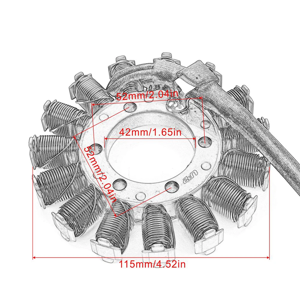 JAER статор мотоцикла катушки для Honda CBR600RR CBR600 2007- 31120-MFJ-D01