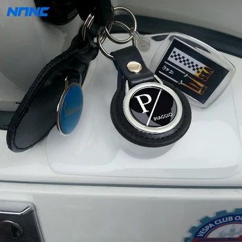 

Motorcycle Keychain Key Ring Case for Piaggio Vespa Scooters Leader Motor Lx Lxv