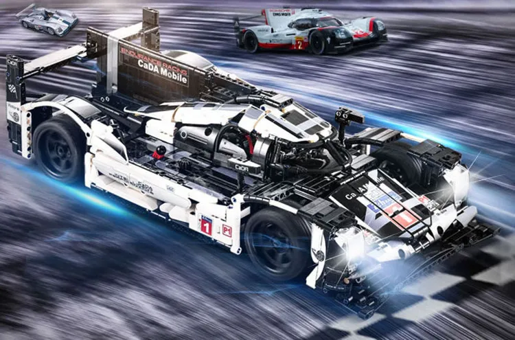 CADA Mobile Technic, 1586 шт, супер спортивная машина, скоростные чемпионы, город, MOC Creator, строительные блоки, кирпичи, DIY игрушки для детей, подарки