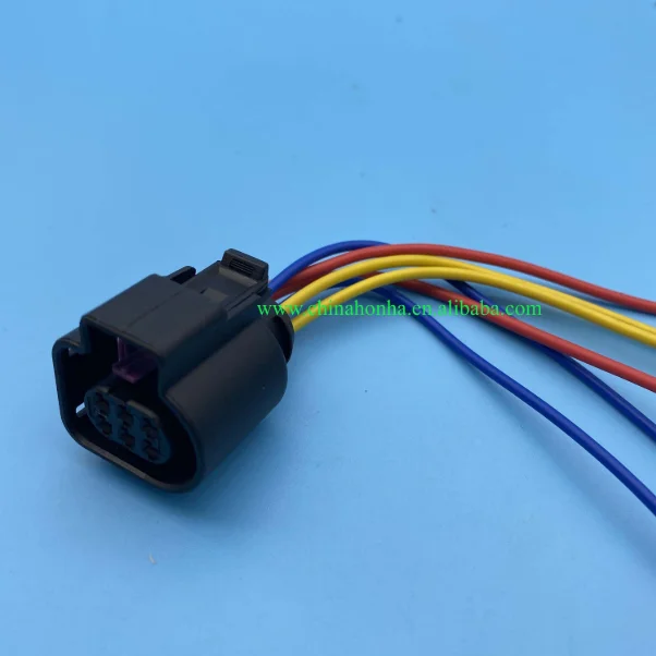 

6 Pin Auto Waterproof LSU 4.9 Wide Band Oxygen Sensor Connector 1928404669 Throttle Plug with wire or without wire