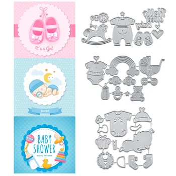 

Kokorosa T-shirt Metal Cutting Dies for Scrapbooking New 2019 Animal Stamps and Dies Cuts Card Making Elephant Clear Stamps