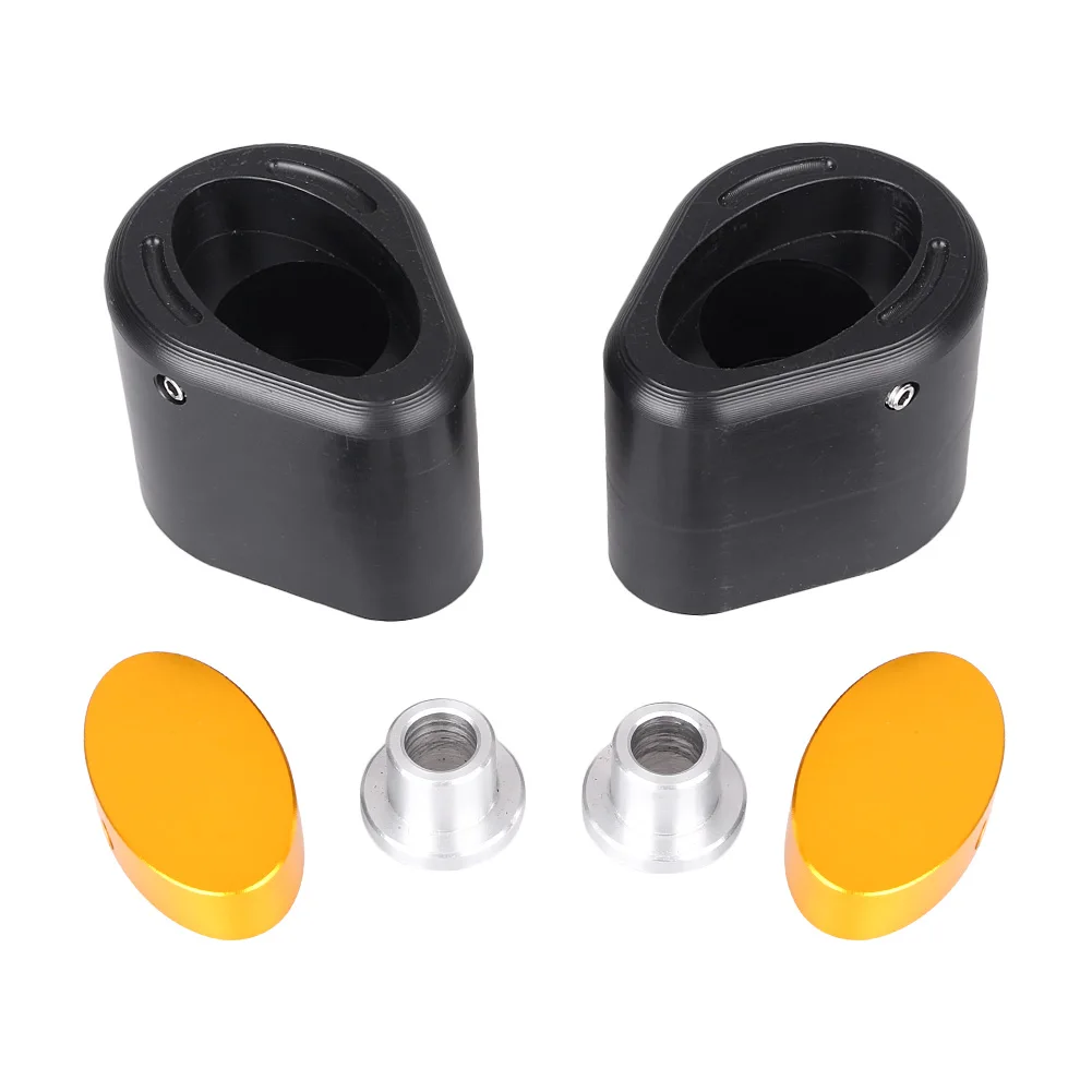 CNC мотоциклетная рама ползунок Краш Pad протектор для Yamaha FZ6 2004-2010, алюминий+ АБС пластик