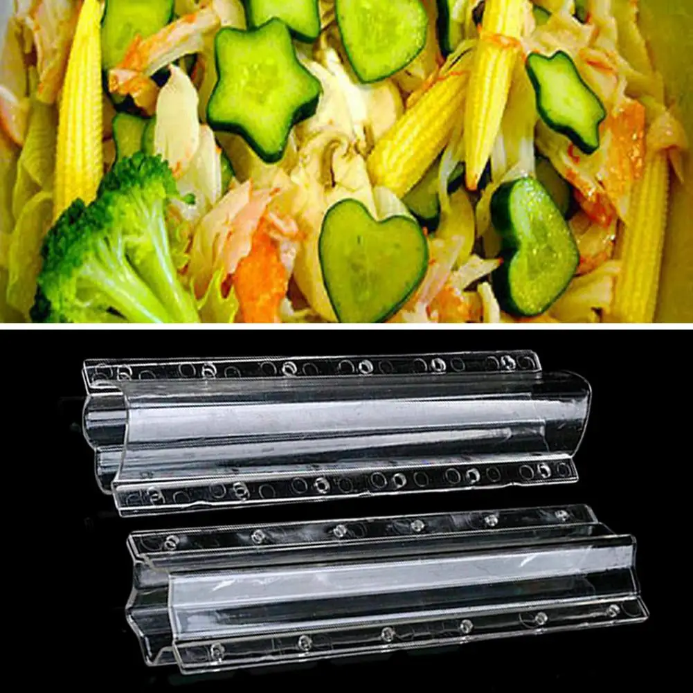 Fruit Vegetable Star&Heart Shaped Cucumber Shaping Mold Growth Forming Tool DIY Plastic Transparent Fruit Growing Molds 1Pcs