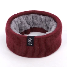 Женский шарф модные однотонные вязаные теплые кольца на шею женские мужские плюшевые шарфы-Снуды Хлопок Женский фуляр бандана