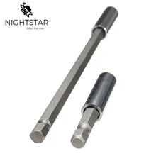 2 шт. 1/" Магнитный удлинитель с удлинителем, винтовой держатель, отвертка, стержень для аккумуляторной дрели, электроинструменты 60 мм+ 100 мм