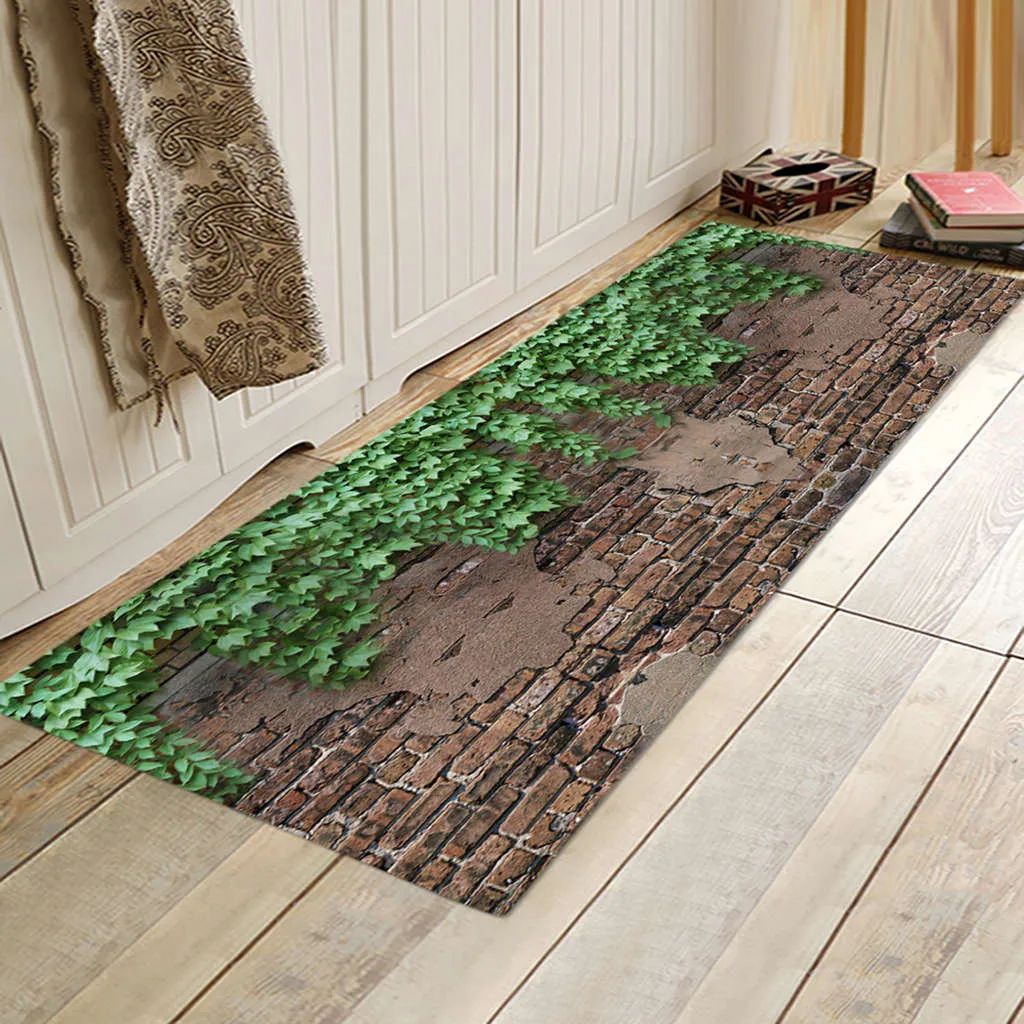 New Fashion mat Rugs Kitchen Rug Non Skid Small Accent Throw Rugs for Entryway and Bedroom Bath Mats Kitchen Bathroom Home Decor