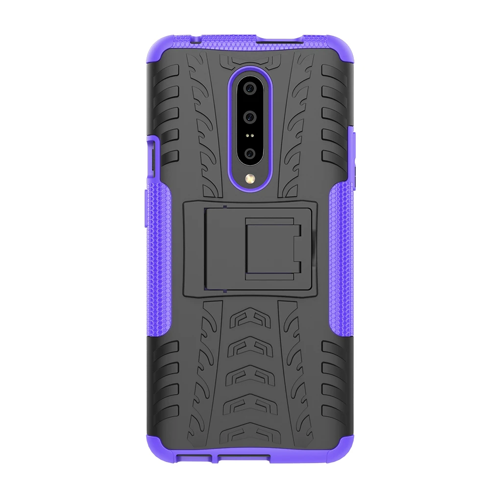 Purple Для One plus 7 Pro Чехол 2в1 TPU+ PC сверхпрочный бронированный жесткий силиконовый чехол для телефона чехол для Oneplus 5T 6T 6 7 1+ 5T 1+ 6 1+ 6T 1+ 7 Pro - Цвет: Purple