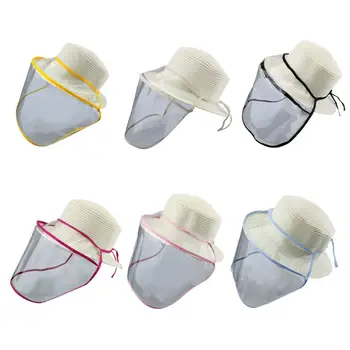 

Safety Removable Transparent Adjustment Anti-saliva Anti Droplet Dust-proof Full Face Protective Cover Mask Visor Shield for adu