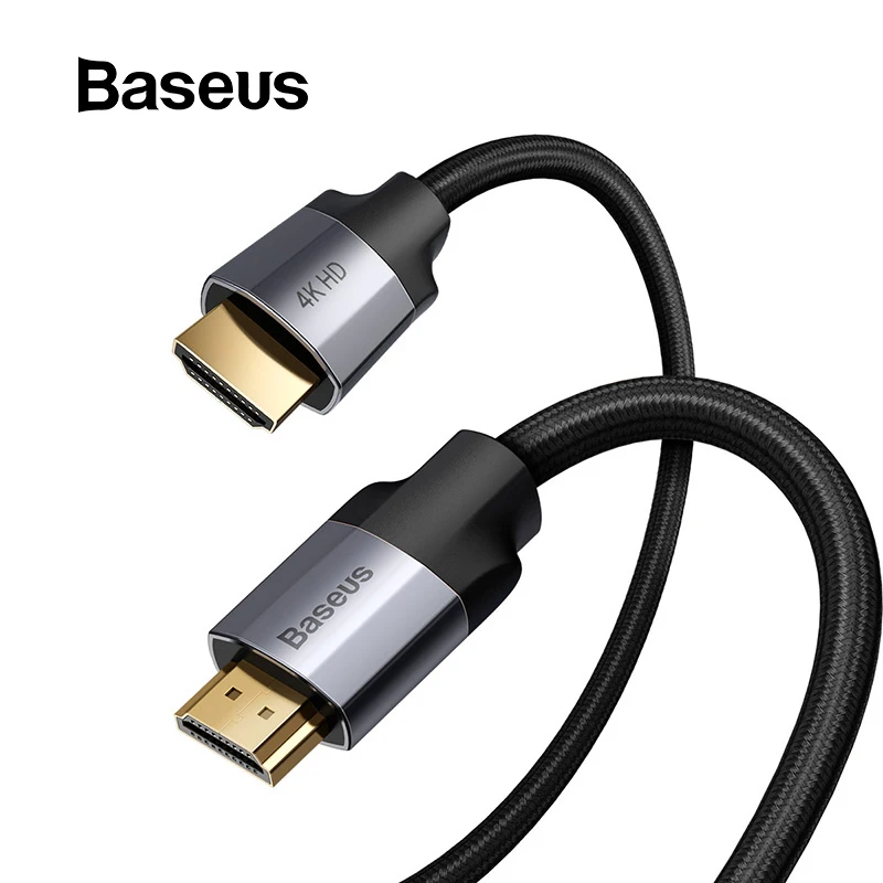 

Baseus 4K HD to 4K HD Conversion Cable 60Hz for Computer TV Notebook Connected Projector display HD Signal Conversion Line Cable