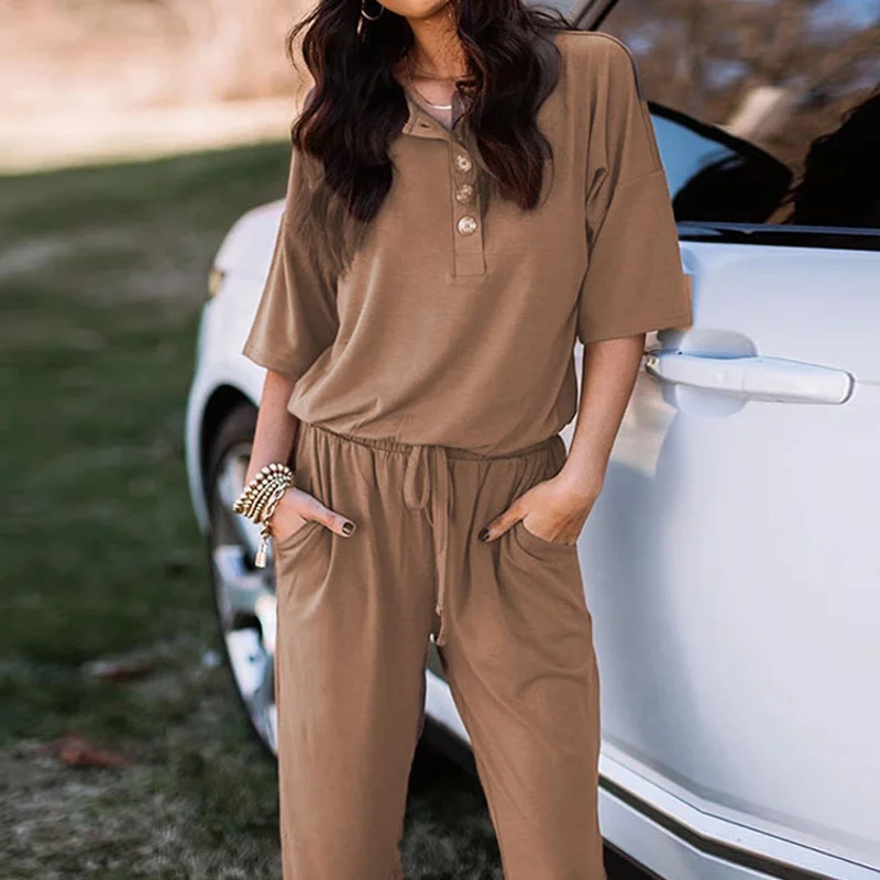 Women Loungewear Jumpsuit Single 