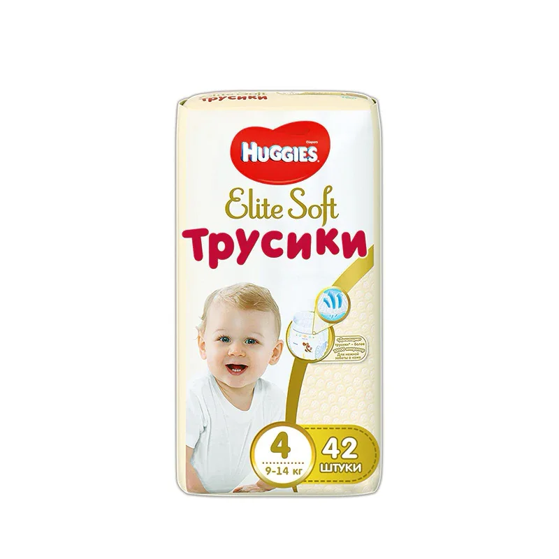  Трусики Huggies Elite Soft 9-14 кг (размер 4) 42 шт