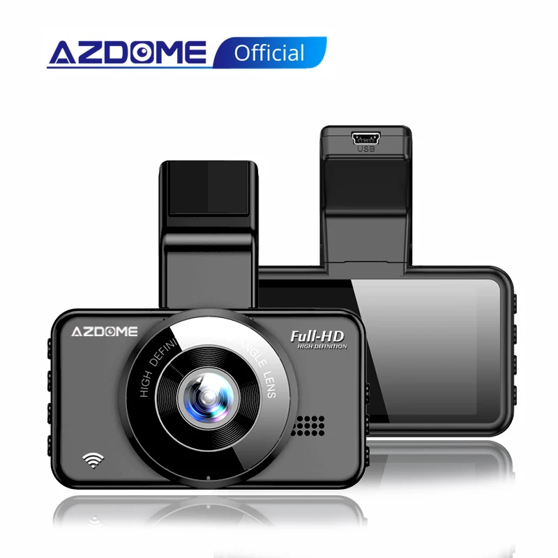 AZDOME M17 Dash Cam FHD 1080P 170 Широкоугольная автомобильная камера 3 дюймовый автомобильный