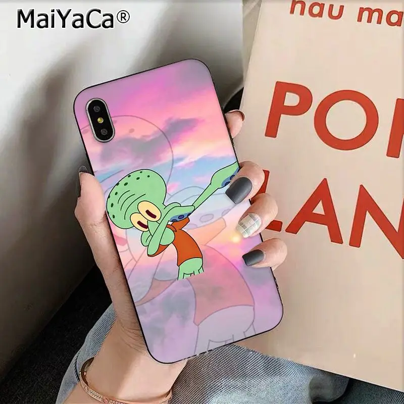 A13 MaiYaCa милый мультфильм кальмарные щупальца ТПУ силиконовый чехол для телефона Apple iphone 11 pro 8 7 66S Plus X XS MAX 5s SE XR - Цвет: A13