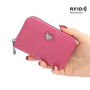 Мода NFC Экранирование поддельные орган кошелек женский мульти карты бит RFID натуральная кожа молния маленький держатель для карт мини