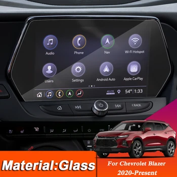 

Car Styling Dashboard GPS Navigation Screen Glass Protective Film Sticker For Chevrolet Blazer 2020 Control of LCD Screen