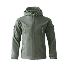 

Shark Soft Shell Military Tactical Jackets Men Waterproof Windbreaker Army Clothing Big Size Men Camouflage Jackets