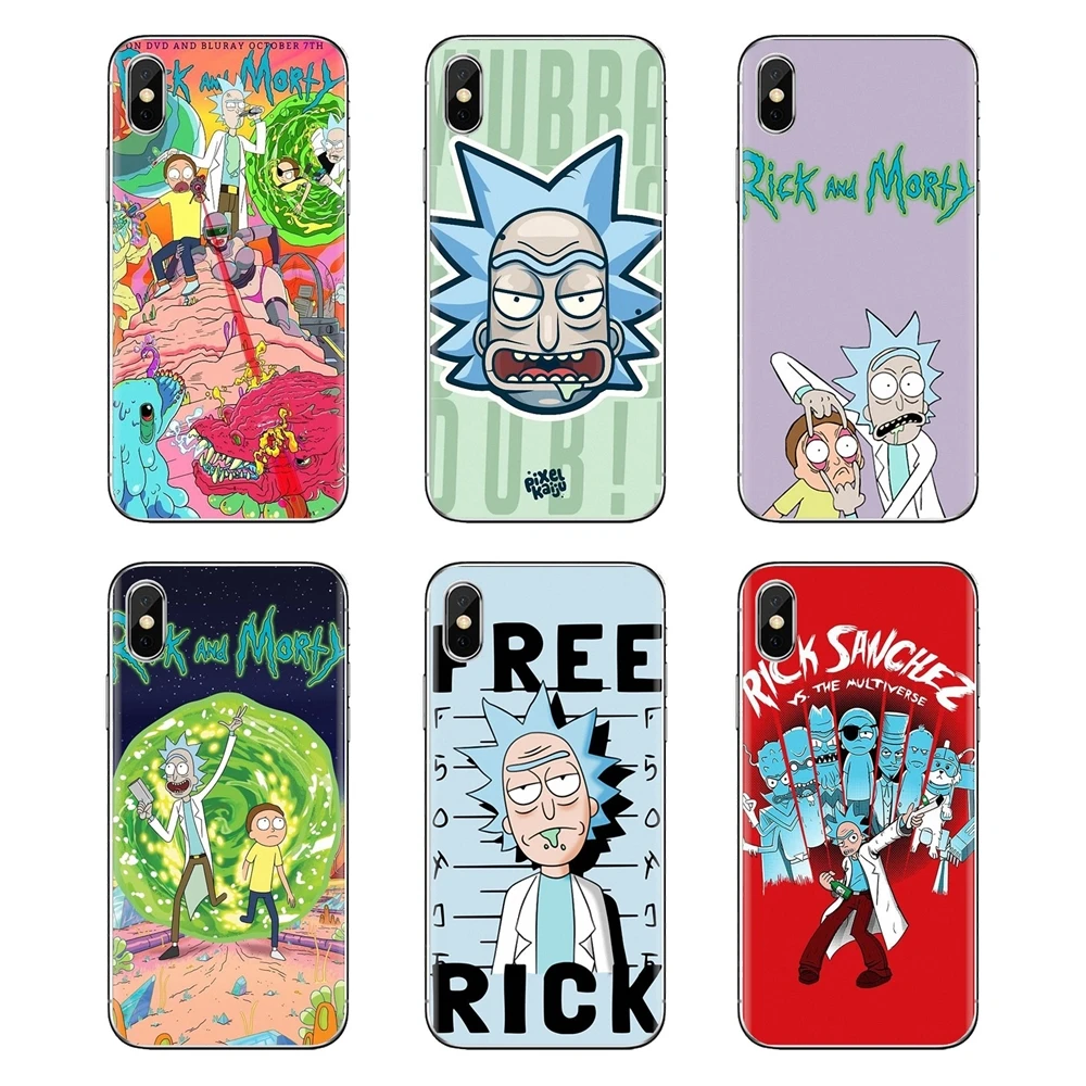 2018 Original Rick And Morty For Samsung Galaxy J1 J2 J3 J4 J5 J6 J7 J8 Plus Prime 2015 2016 2017 TPU Transparent Cover Bag |