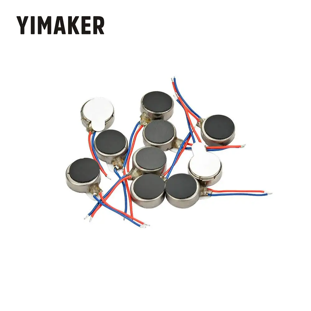 10 шт. вибромотор YIMAKER Micro 0834 плоская кнопка мобильный телефон 08*34 мм | Обустройство