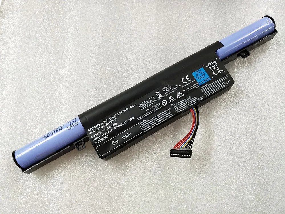 Новые оригинальные Батарея для GIGABYTE P55G P55K P55W V4 V5 V6 V7 961T2010F, GNS-260 11,25 V 5400 мА-ч
