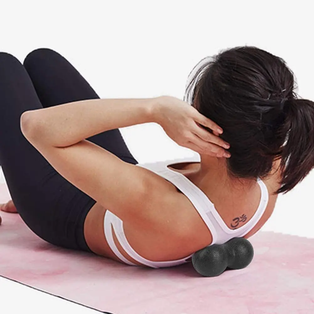 EPP Lacrosse Massage Peanut Ball for Yoga Therapy, Gym, Relax Exercise, Fitness, 2Pcs