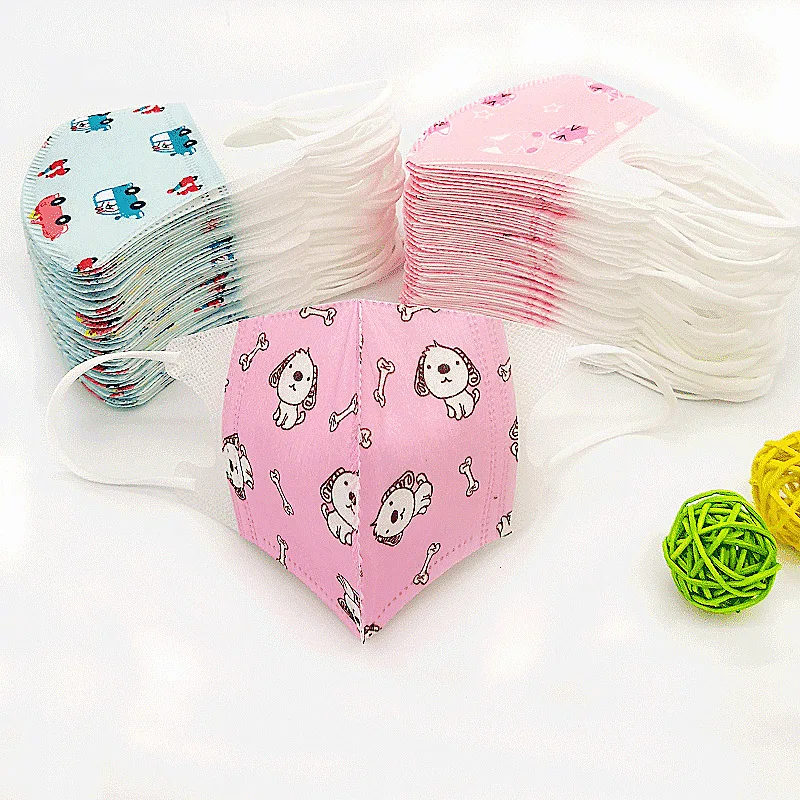 

Children Cartoon Face Mask Baby Mask 4 Layers Anti-dust Bacteria Proof Safe Mask For Kids Baby Breathable Print Kids Mouth Mask