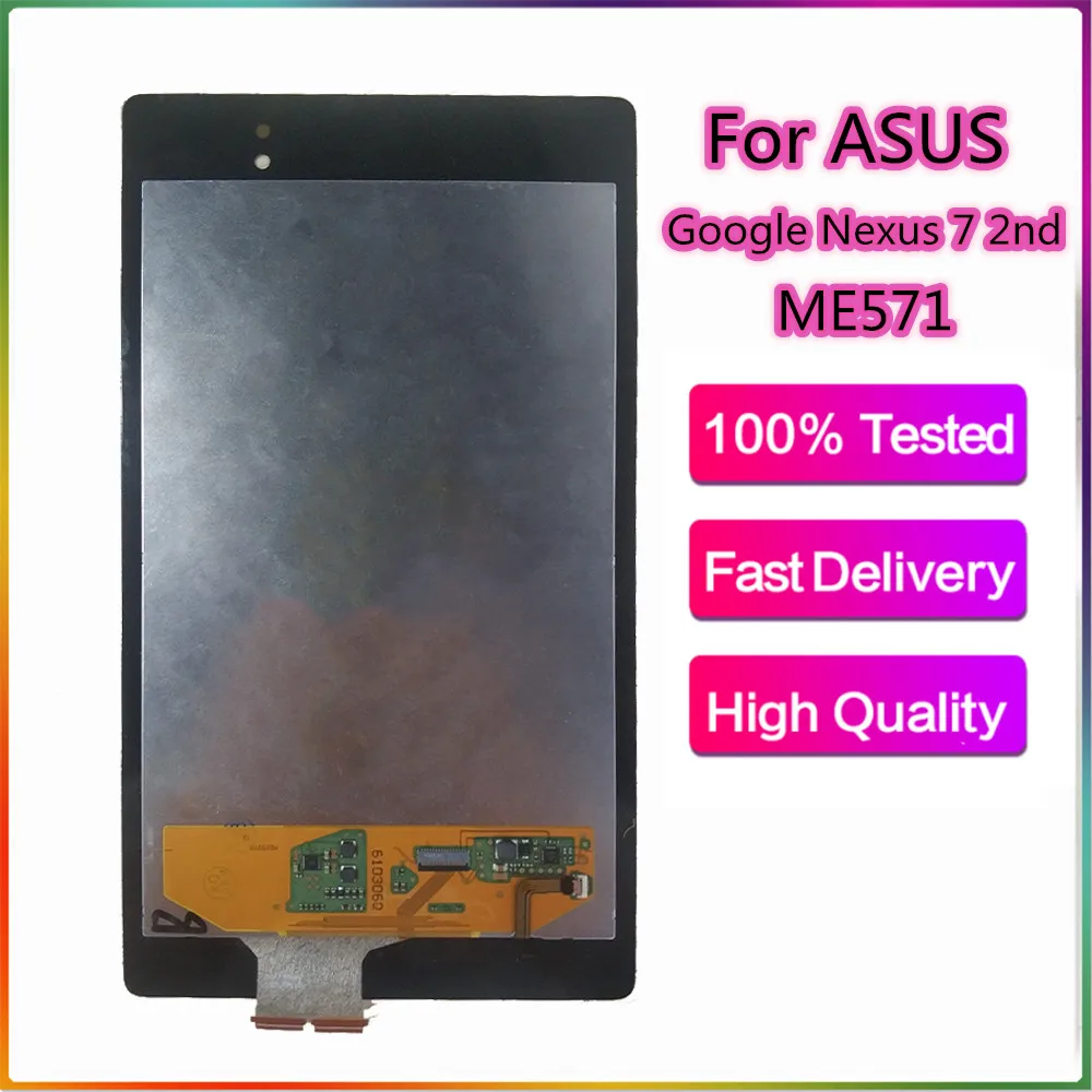 ЖК дисплей с сенсорным экраном дигитайзер сборка Замена для ASUS Google Nexus 7 2nd 2013 ME571