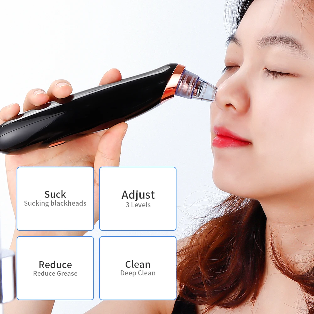 

Blackhead Remover Face Pore Cleaner Electric Micro crystalline Blackhead Vacuum Cleaner Pore Blackhead Skin Care Beauty Tools