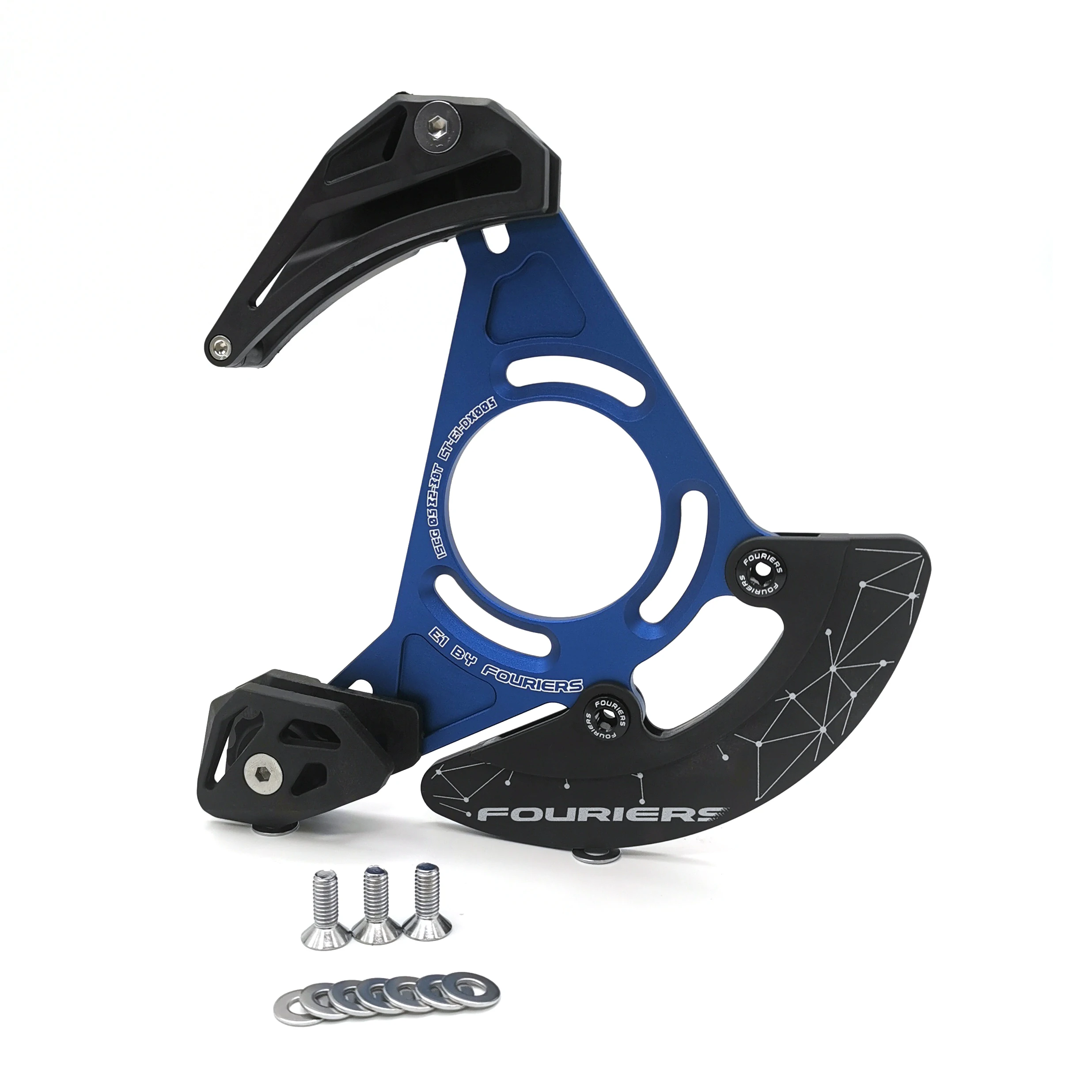 Sale Fouriers Enduro DH Bike Chain Guide Chain FR XC Bashguard 32T-38T Single Speed Device ISCG ISCG05 For 1X Drivetrain 19