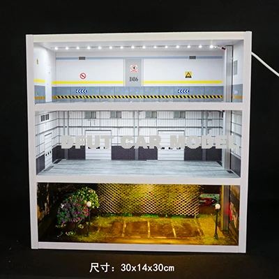 3 DIY1: 64 модель автомобиля паркинг Модель Материал Пакет подземный гараж изготовление Материал гараж Модель Руководство по изготовлению детских игрушек - Цвет: 3