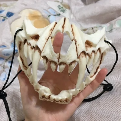 Японский Дракон Бог маска тенгу Тигр Яша маски для косплея реквизит смолы Хэллоуин костюм маска Чумного доктора