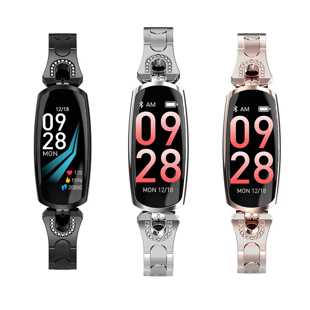 

AK16 Smart Watch Lady Bracelet Sports Fitness Tracker IIP67 Heart Rate Monitoring Smartband For Android IOS Smart BandPKH1H2H8