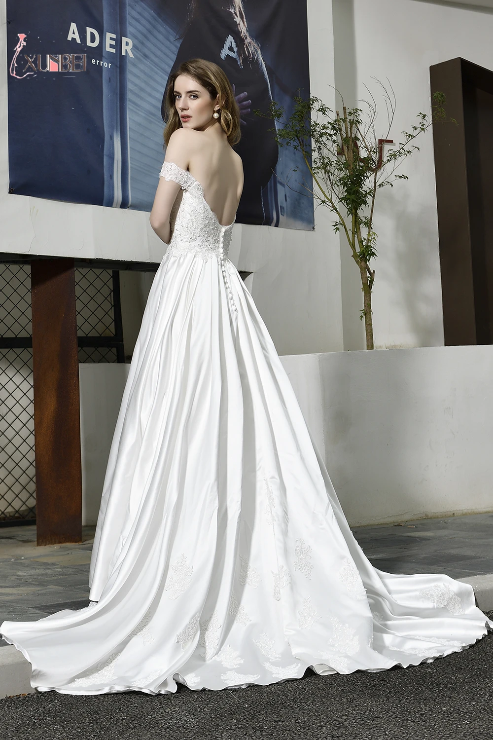 Robe De Mariee Свадебные платья с открытыми плечами, кружевные аппликации, Длинные свадебные платья с открытыми плечами, свадебные платья стиль
