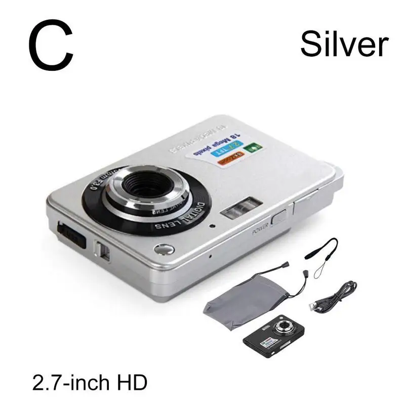 2.7 Inch Mini Digital Camera 24 Mega Pixels Cmos 8x Vedio Camera Digital Vlog Dv Zoom Night Photography Recorder F2e7 digital cameras Digital Cameras