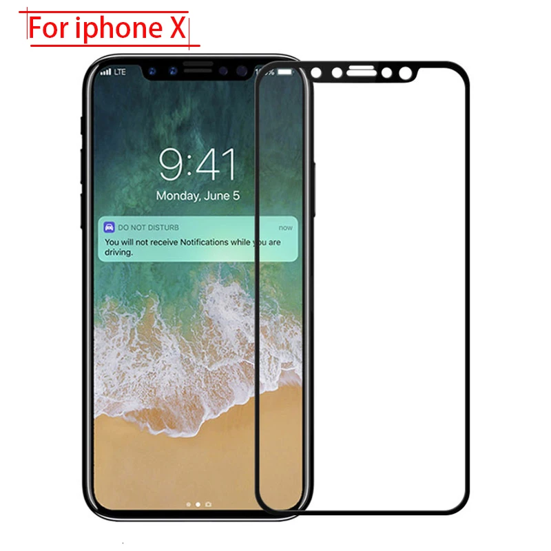 Защитное стекло для iphone x защита экрана из закаленного стекла apple i phone 10 i10 ix |